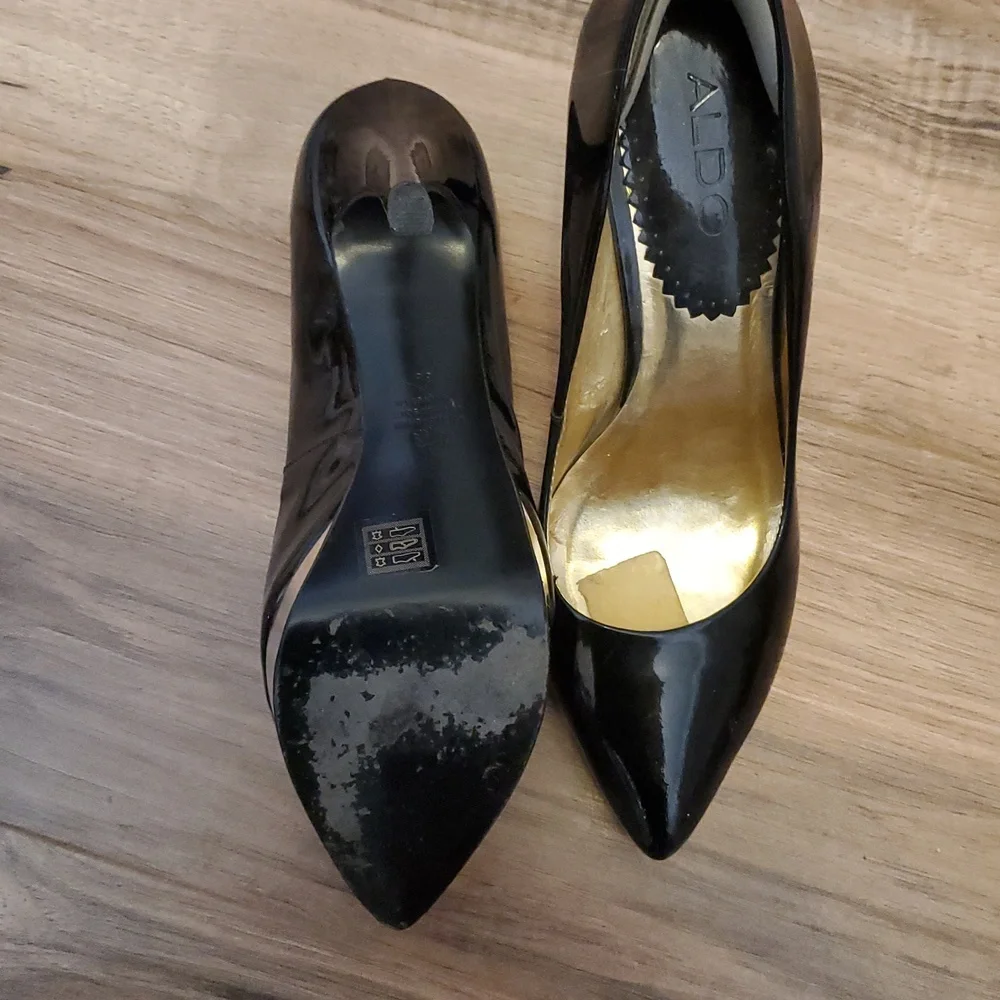 Aldo Patent Leather platform heels
